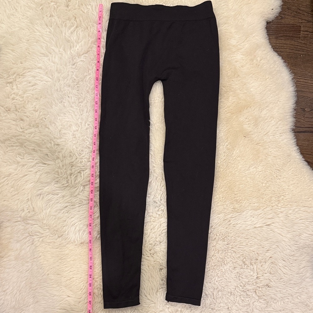 Elie Tahari Black Leggings Nylon Stretch High Rise Pull On Size M/L